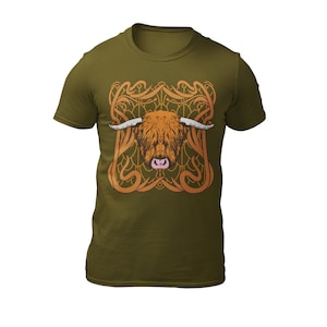 Scottish T-Shirt - Highland Cow