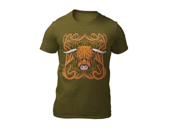 Scottish T-Shirt - Highland Cow