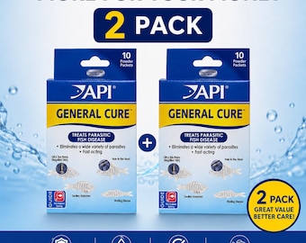 API General Cure antiparasitaire medicatie 10 poederverpakkingen - zoet- en zoutwater