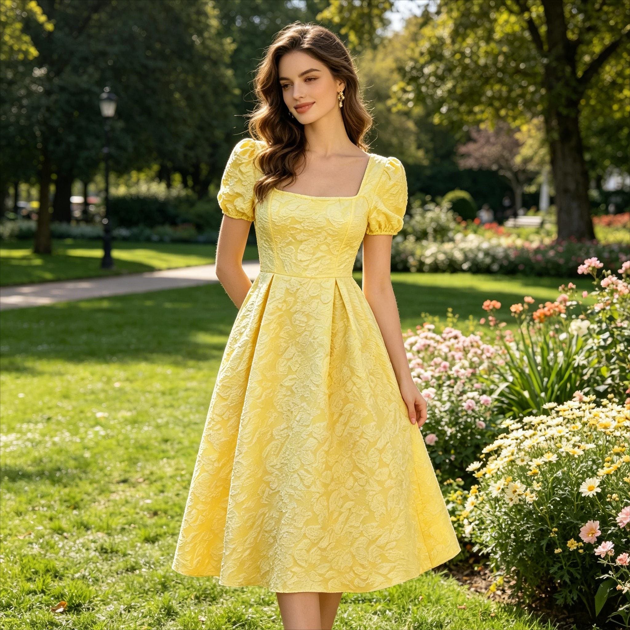 casual dress philippines Filipiniana Color:#25-Light Yellow Draped cocktail dress F&FSALE Wedding dress