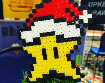Mario Star Christmas Ornament