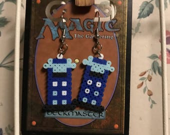 Tardis earrings