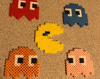 Pac-Man Perler Figures