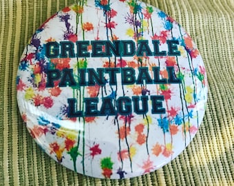 Greendale Paintball League 2.25" pin