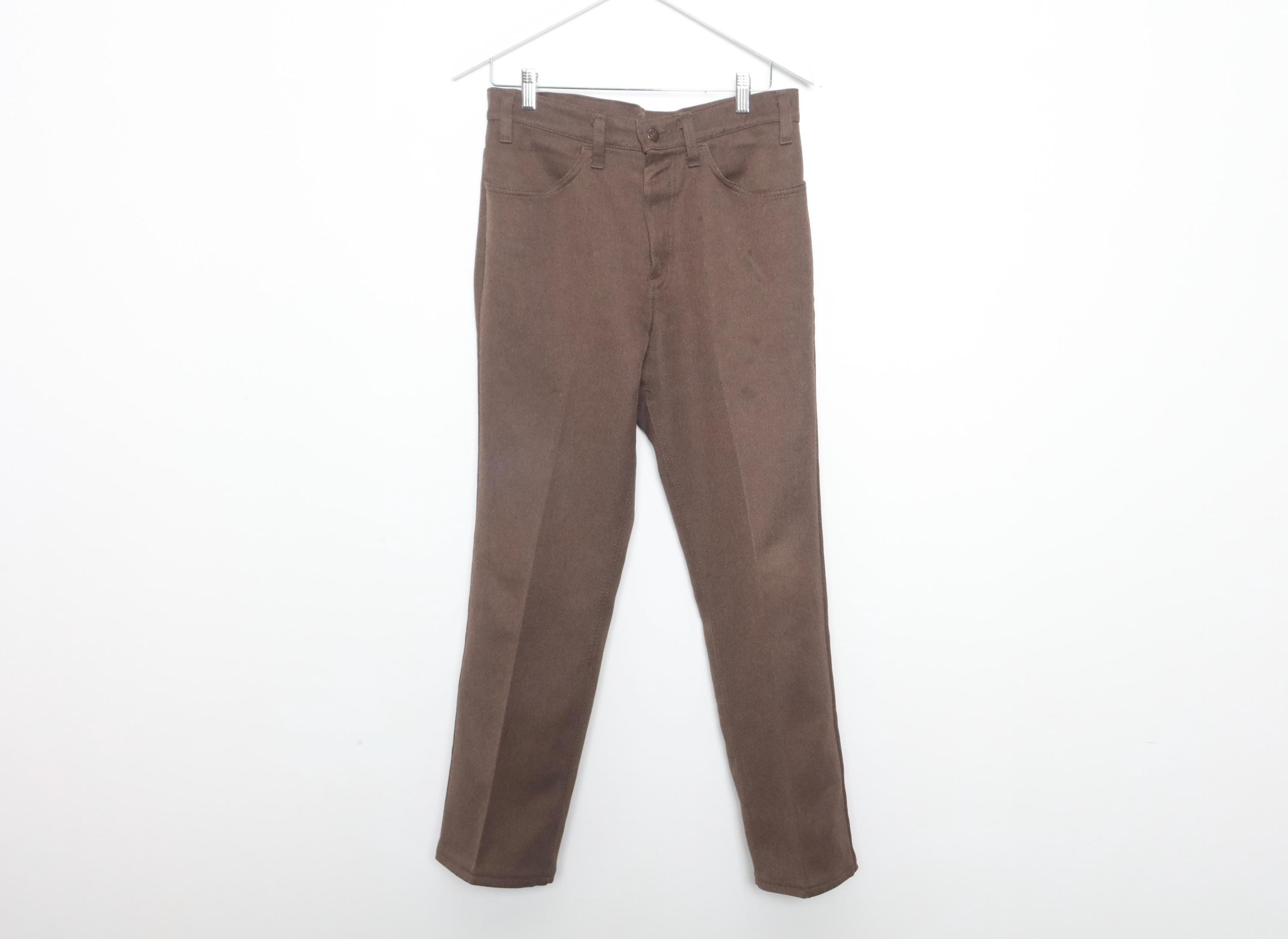 Vintage Levis Action Slacks Brown - Etsy Vintage Levis Action Slacks Brown - Etsy
