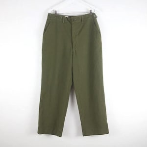 1950s〜60s Wool Slacks VTG 50s 60s Ranger Whipcord Green Wool 31x28 Heavy Field Slacks