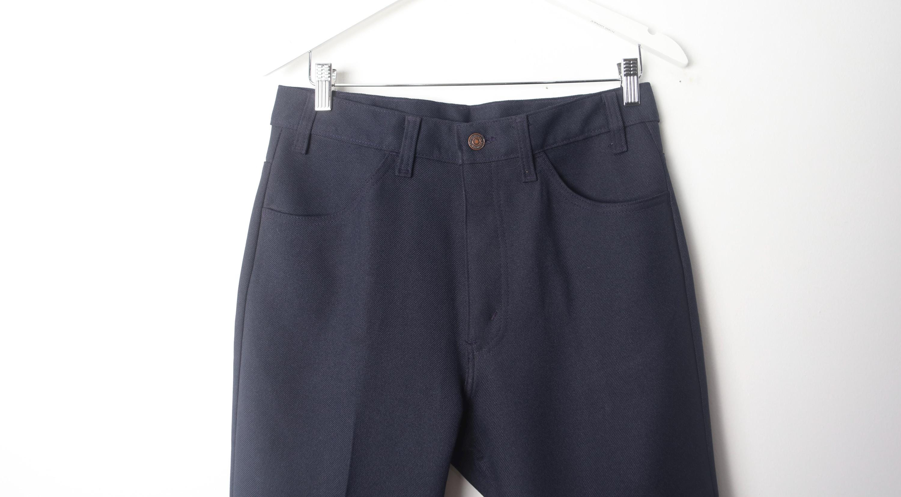 90s USA Levi’s Action Slacks STA-PREST Vintage 1990s Poly STA Prest LEVI'S Brand Action Slacks DEADSTOCK