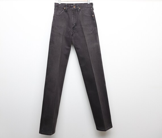 vintage black denim WRANGLER FADED vintage blue je