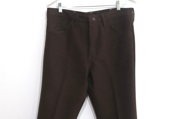 vintage WRANGLER'S Sta Prest BROWN levi style 70s 80s… - Gem vintage WRANGLER'S Sta Prest BROWN levi style 70s 80s… - Gem