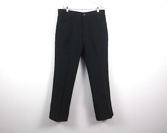 Vintage BLACK 70s 80s LEVI'S Sta-prest Vintage Men's Slacks