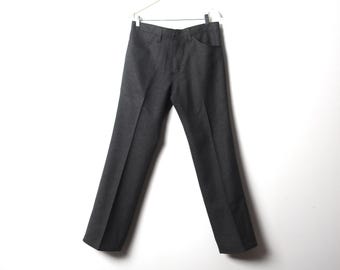 Men's Vintage Wrangler Sta Prest Pants | Western Poly Men's Vintage Wrangler Sta Prest Pants | Western Poly