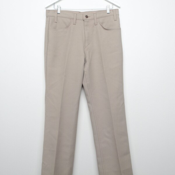 80's Levi's ACTION SLACKS STA-PREST Sta-Prest slacks pants for men, size W33, vintage / eaa523385