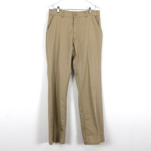 vintage 1960s LEVI&#39;S cotton/poly pants size 32x31 tan vintage action slacks sta prest trousers levi&#39;s style slacks