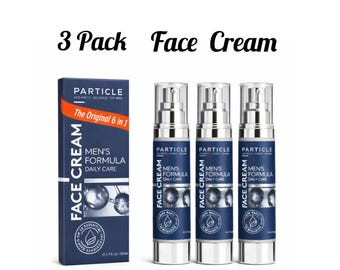 Particle Men's Face Cream Anti-Aging Daily Care Skincare Routine 3 -Pack (50 ml)