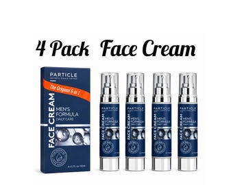 Particle Men's Face Cream Anti-Aging Daily Care Skincare Routine 4 -Pack (50 ml)