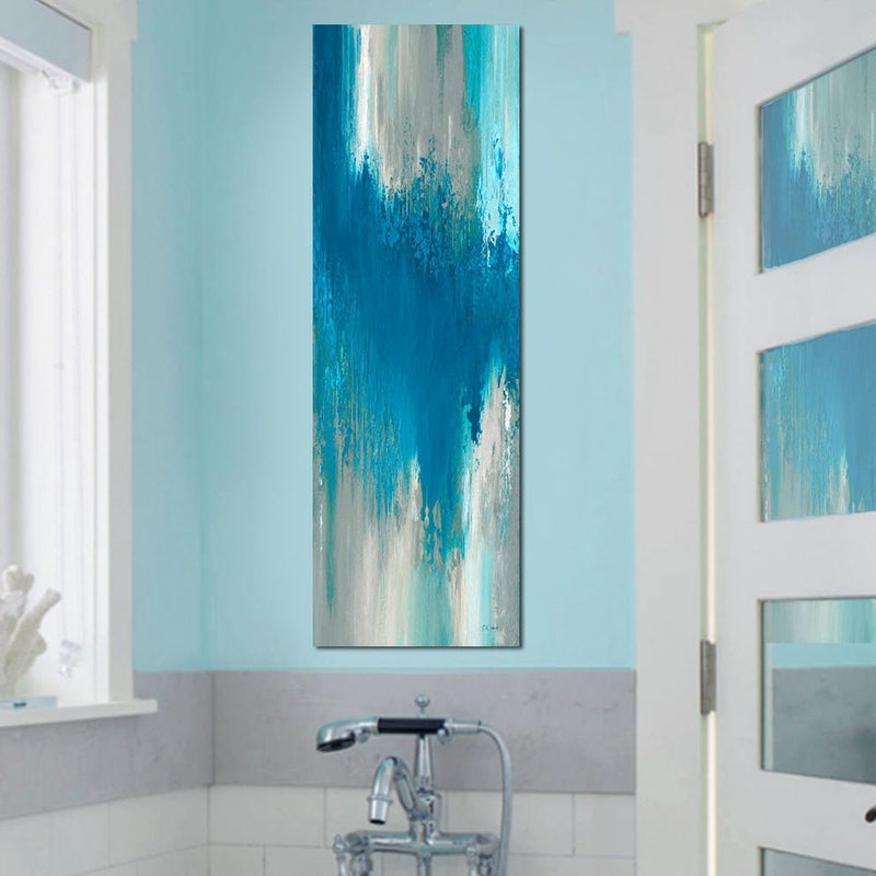 Turquoise Bathroom Wall Art - Etsy