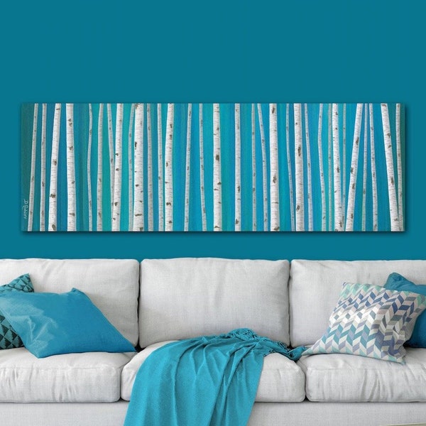 Birch Tree Wall Art Etsy