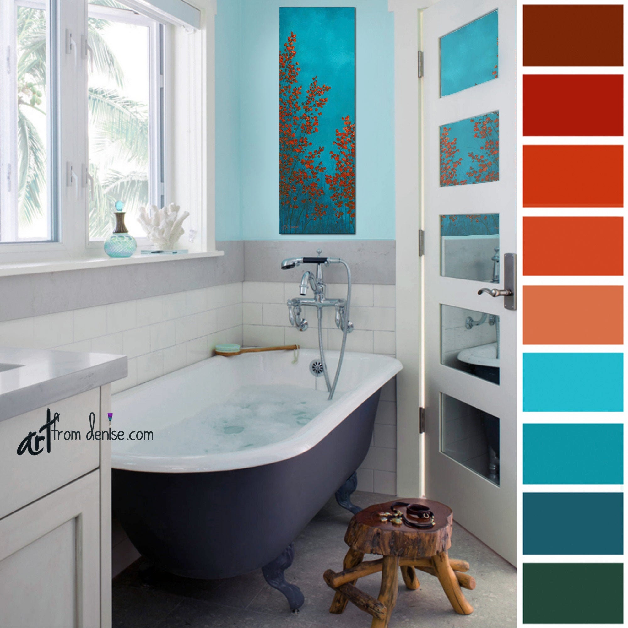 Long Narrow Wall Art For Bathroom - Amazon Com Tall Wall Art - Take