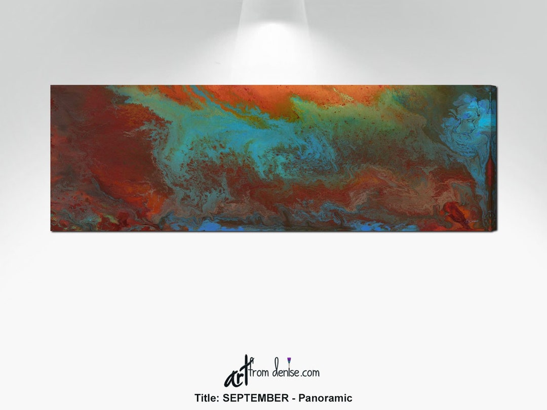 Extra Large Panoramic, Wide Canvas Wall Art for Dining Living Room