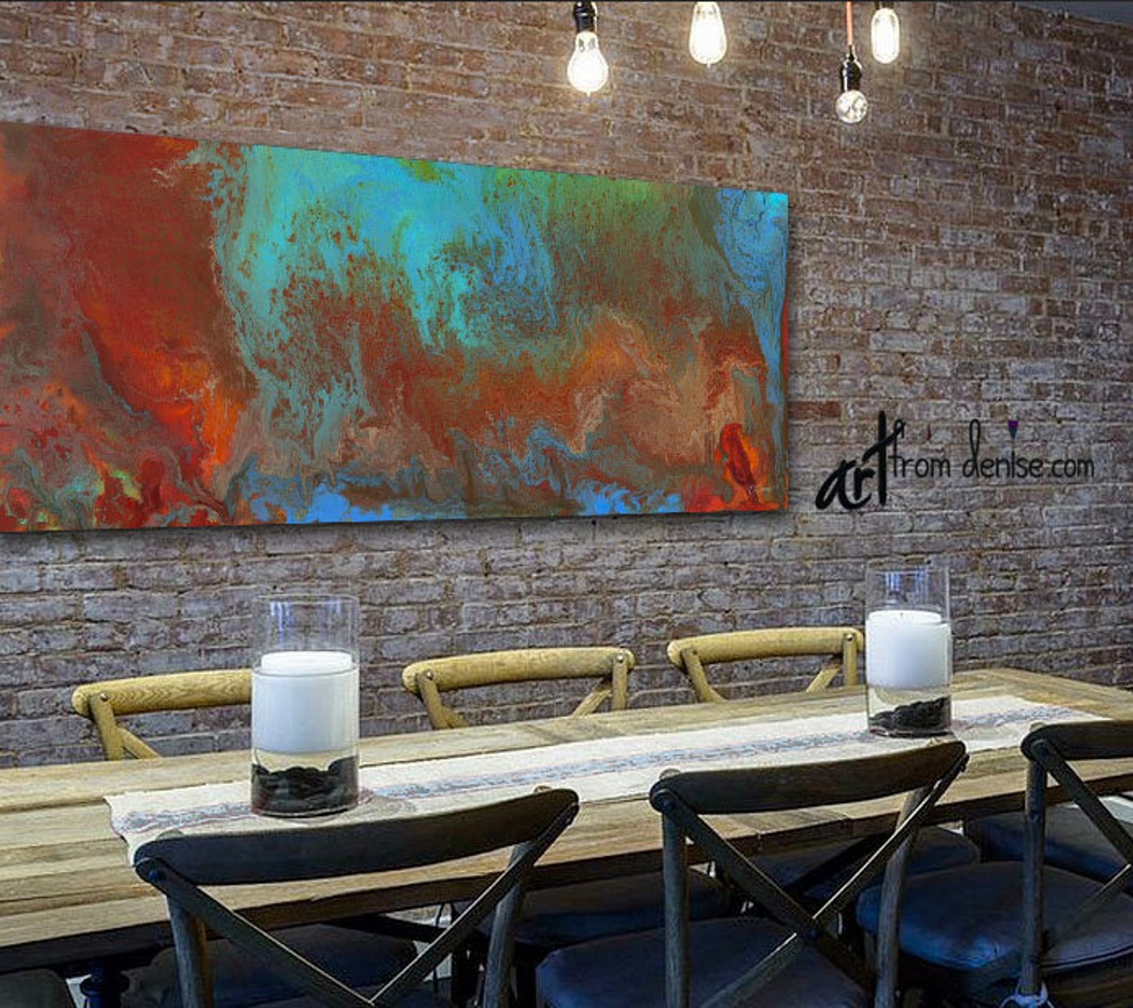 Extra Large Panoramic Wide Canvas Wall Art for Dining Living Etsy