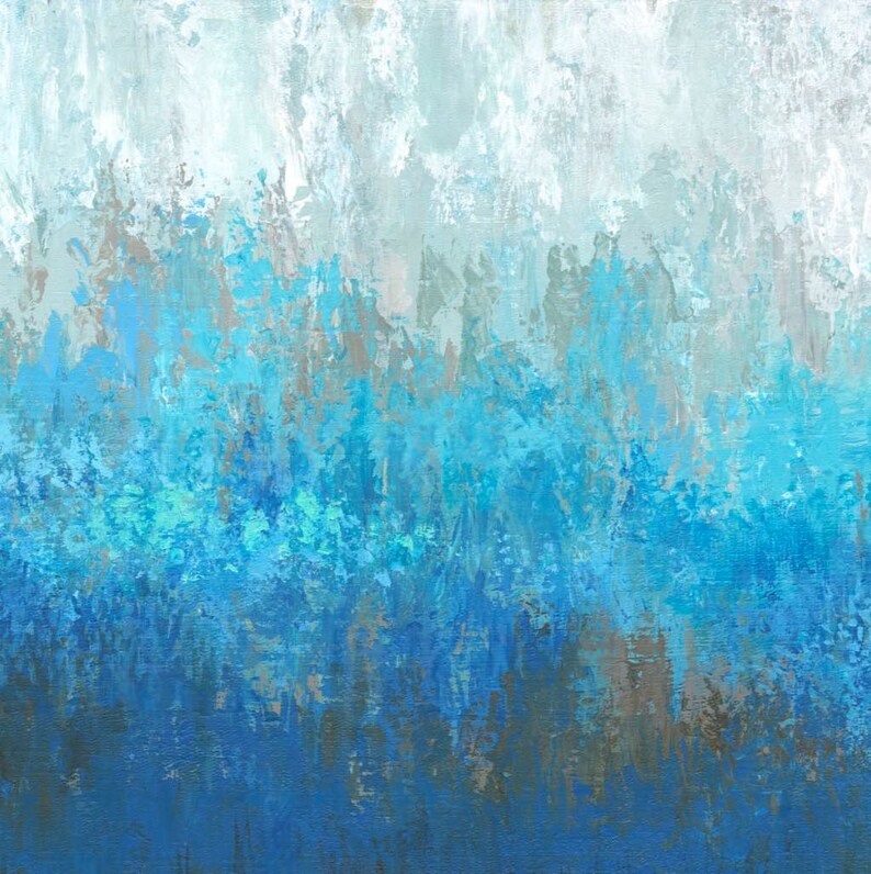 3 Piece Wall Art Canvas Abstract Prints Set of Three Bedroom Etsy