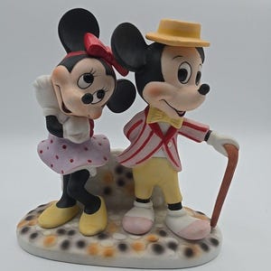 Walt Disney Musse Pigg och Mimmi Pigg Porslinsfigur bild 5