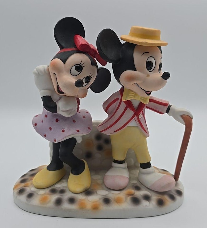 Walt Disney Musse Pigg och Mimmi Pigg Porslinsfigur bild 1