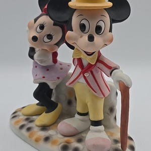 Walt Disney Musse Pigg och Mimmi Pigg Porslinsfigur bild 2