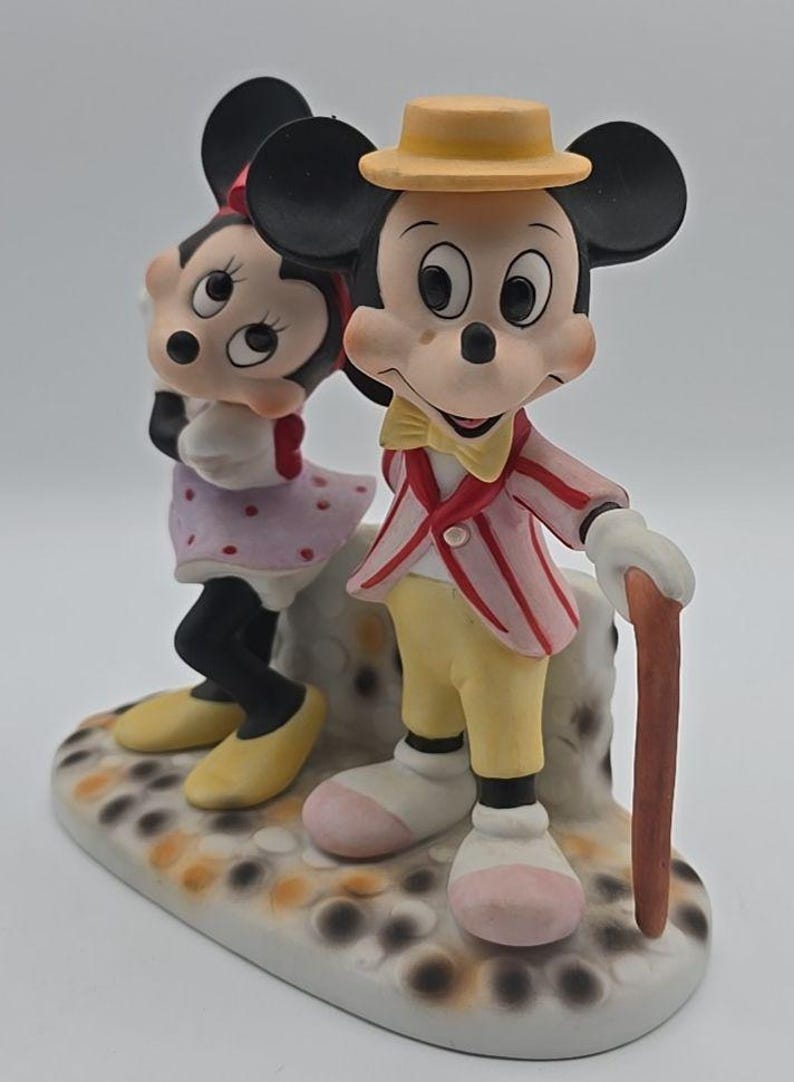 Walt Disney Musse Pigg och Mimmi Pigg Porslinsfigur bild 2