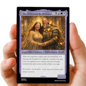 Personalized MTG Style Card, Magic the gathering Card