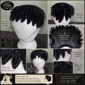 50s Mesh Hat - Etsy display picture 3