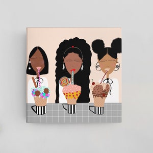 Ice Ceam Milkshake Canvas