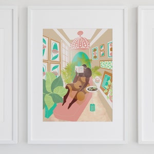 Entspannen beziehen sich loslassen - ART PRINT