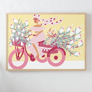 Flowers, Dogs, and Tricycles - ART PRINT