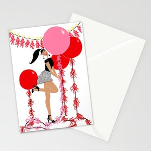 Festeggia con i palloncini - Un set di 5 carte