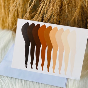 A Set Of 5 Cards Shades of legs image 2