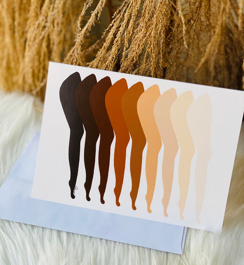 A Set Of 5 Cards Shades of legs image 2