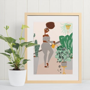 ART PRINT - Watering Plants