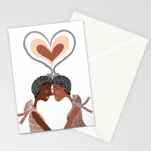 Love Braids - Set of 5 CARDS