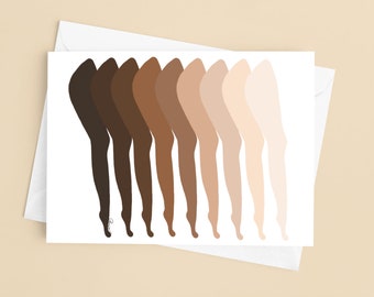 A Set Of 5 Cards - Shades of legs