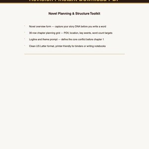 Chapter Revision Notes Sheet Printable | Track Changes & Goals for Each Chapter Revision | Instant Download PDF
