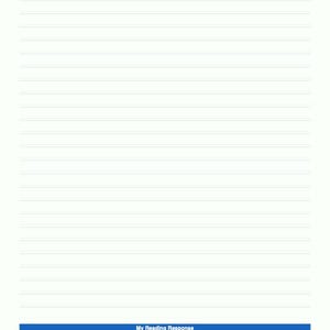 May include: A white essay outline template with a green header labeled LittleLearnerPrints and Essay Outline Template. It includes lines for Name and Date, a large section of horizontal writing lines, and a blue footer labeled My Reading Response.