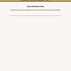 YouTube Video Script Template Printable | Write Engaging Videos That Hold Attention | Instant Download PDF