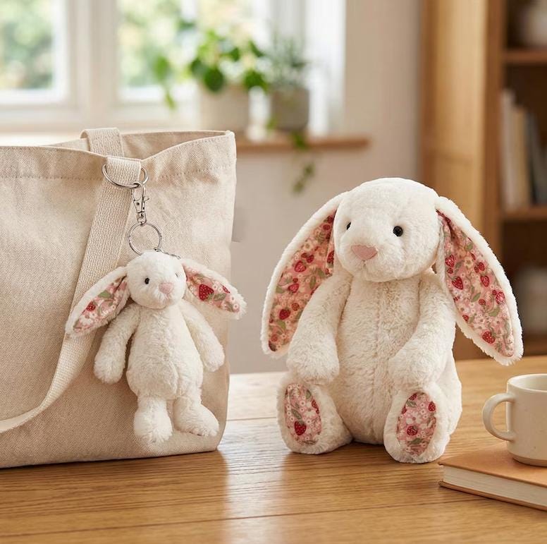Jellycat Bunny Peluche Bashful Silver Bunny Official Jellycat