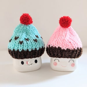 Marshmallow Mug Hat Rae Dunn Inspired Holiday Decor Birthday Cake  Mantle Pink Chocolate Cupcake Mug Topper Tiered Tray Ice Cream