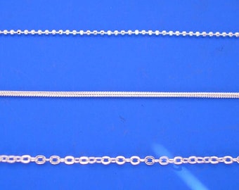 Silver Plated Chain 45 cm