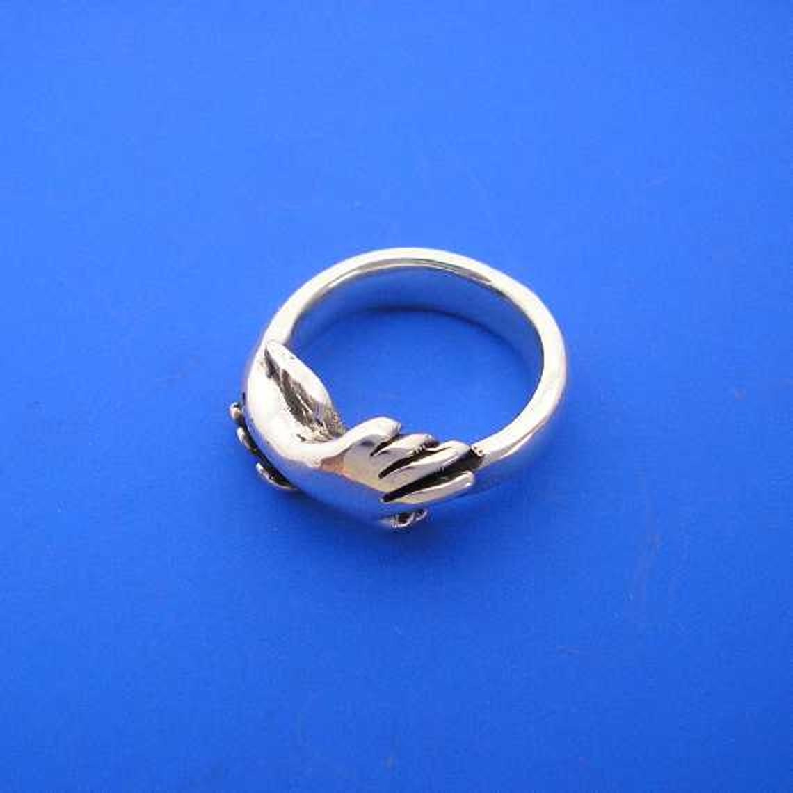 Silver Hands Pendant Hand Made Solid Silver Etsy