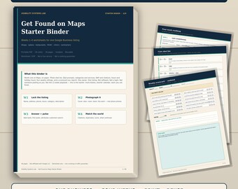 Lista de verificação do perfil da sua empresa no Google | Guia inicial para ser encontrado no Maps (PDF) SEO Local