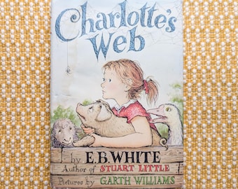 Charlotte’s Web von E.B. White, Schutzumschlag, Hardcover, frühe Auflage von 1952