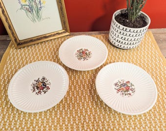 Vintage Wedgwood Conway Edme kleine florale Schalen – 3er-Set – hergestellt in England